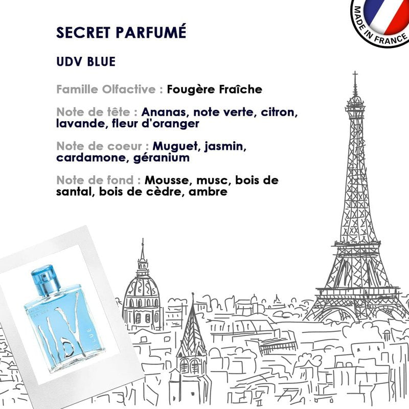 Ulric De Varens Blue Eau De Toilette Spray 100ml Set 2 Pieces 2019366877