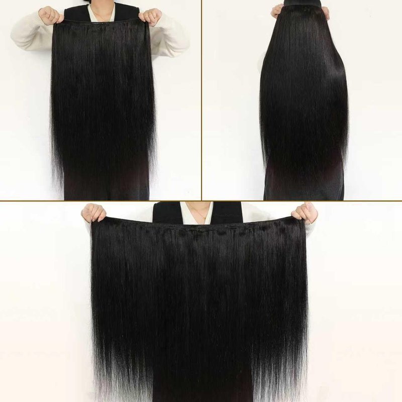 16A Raw Straight Bundles Human Hair 1 Bundle,14 Inch,Triple Lifespan,Burmese Virgin Remy Hair Extensions,No Tangle Shedding
