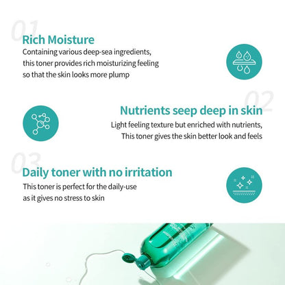 JMsolution Marine Luminous Pearl Moisture Toner XL (20.3 fl.oz.) | Deep Hydration & Radiance Care | 3-Layer Hyaluronic Acid & Pearl Extract | Large Size Face Toner | K-Beauty