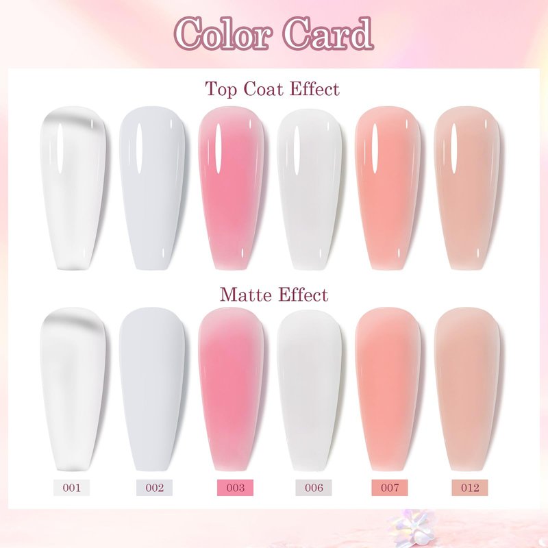 YIMART Poly Extension Gel Nail Kit,Poly Nail Gel Kit with UV Light Starter Kit, 18 Pcs/Set Builder Gel Nail Extension Kit for Beginners with Everything Nail Art DIY