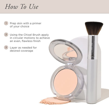 PÜR MINERALS 4-in-1 Pressed Mineral Makeup Powder Foundation with SPF 15 - Concealer & Finishing Compact Pressed Powder for Face - Buildable Medium to Full Coverage Foundation Powder