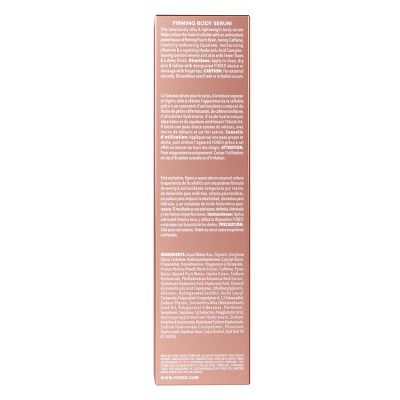 FOREO SUPERCHARGED Firming Body Serum, 3.4 fl oz - Conductive & Toning - Anti Cellulite - Antioxidant Skin Care - Anti Aging Hyaluron Serum - Body Lotion For All Skin Types