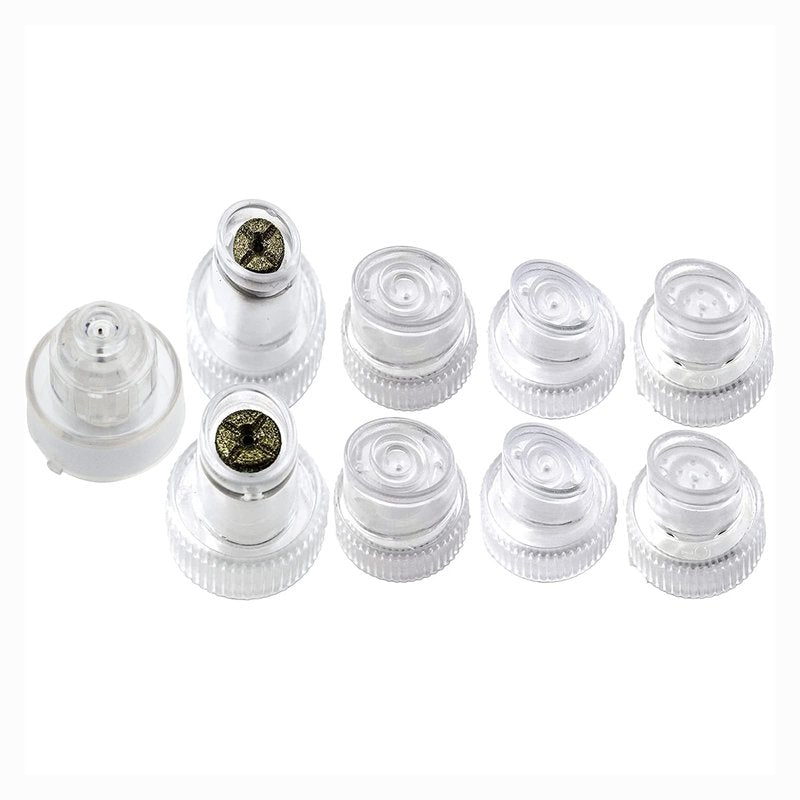 Face Care Beauty Machine Spare Parts Dermabrasion Aqua Peel Water Scrub Tips Caps 6 Plastic 2 Diamond Microdermabrasion 1 Spray Replacement Acceossories
