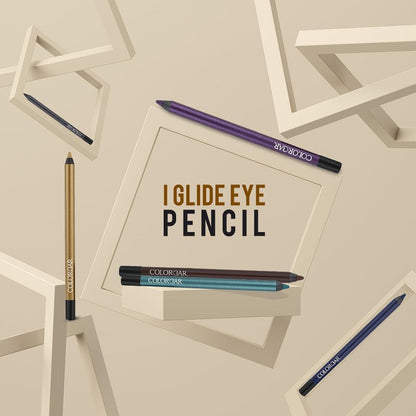 Colorbar I-Glide Eye Pencil - Long Lasting Eyeliner Pencil - Waterproof and Smudge-Proof - Black - 006 Blackout - 0.03 oz