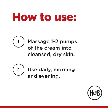 Hawkins & Brimble - Mens Face Moisturiser, 100ml - Daily Energising Face Moisturiser for Dry Skin, Hydrating & Sensitive Skin with Natural Ingredients - No Parabens/Animal Testing
