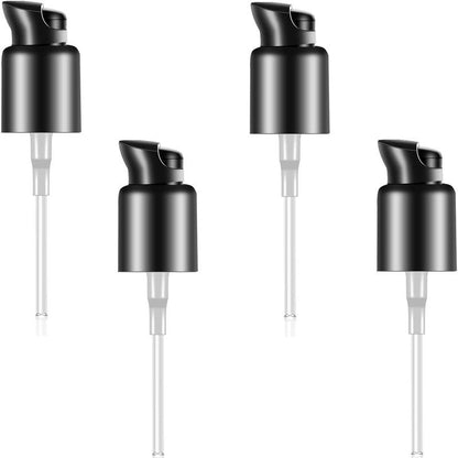 Boao 4 Pcs Replacement Foundation Pump Plastic Cosmetic Liquid Foundation Make up Bottle Pumps Replacement Tool for Pump Dispenser(Black)