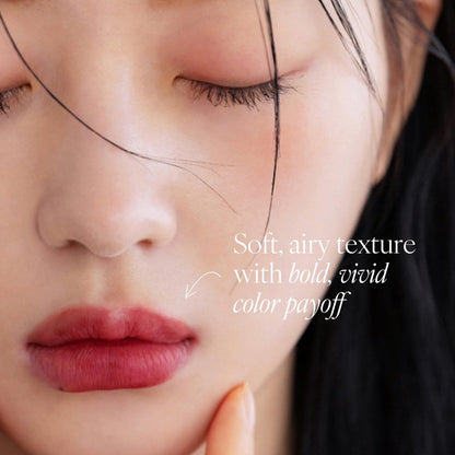 AmeliSeoul AIR LIPS 814 VAMPIRE, Lip & Cheek, Natural Soft Matte Finish & Buildable, Airy Formula (1.2g, 0.003 oz.)