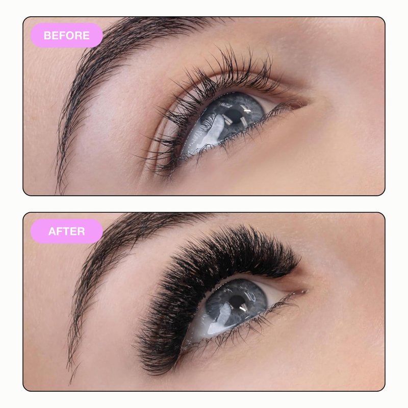 Curacoro Promade 500 Fans 18D-0.03 D Curl 13mm Length Handmade Volume Lash Fans for Long-Lasting Eyelash Extension