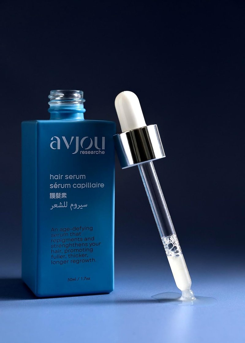 Avjou Researche™ Scalp Serum - Thicker, Fuller Hair | Targets Premature Greying - 1.7 oz