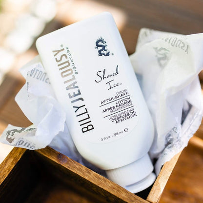 Billy Jealousy Shaved Ice After Shave Balm for Men with Aloe Leaf Juice, Cools & Hydrates Skin, Relieves Razor Irritation and Prevents Ingrown Hairs, 3 Fl Oz