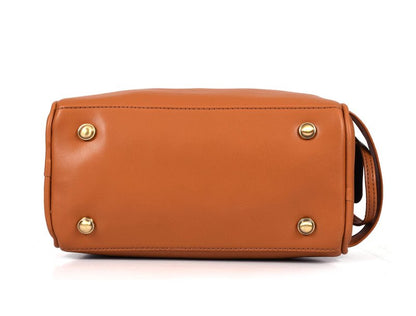 Leather Toiletry Travel Pouch Faux Leather Waterproof Dopp Kit By Aaron Leather Goods
