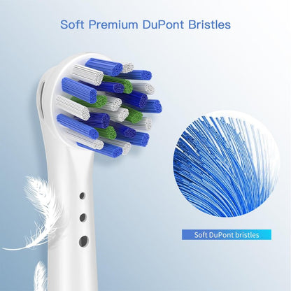 Replacement Toothbrush Heads for Oral B Braun, 16 Pack Electric Toothbrush Heads, Precision Clean Brush Heads Refill Compatible with Oral-B 7000/Pro 1000/9600/5000/3000/8000 (16pack)