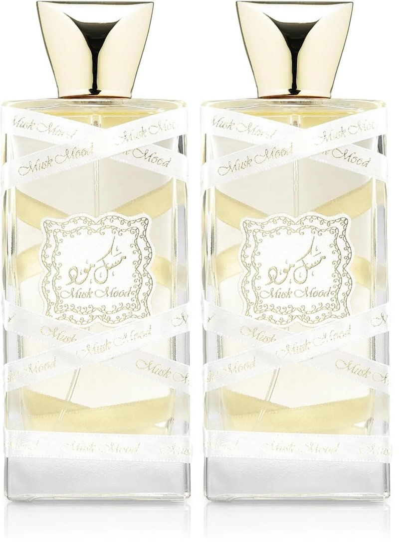 Lattafa Musk Mood for Unisex Eau de Parfum Spray, 3.4 Ounce (Pack of 2)
