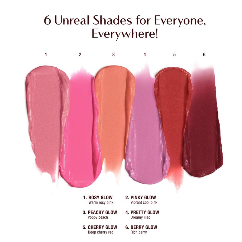 Charlotte Tilbury Unreal Healthy Glow Blush Stick - Buildable Cream Makeup with a Skincare-Infused Formula - Easy to Use, Blendable & Leaves Skin with a Luminous Sheen - Peachy Glow