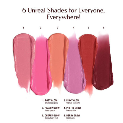 Charlotte Tilbury Unreal Healthy Glow Blush Stick - Buildable Cream Makeup with a Skincare-Infused Formula - Easy to Use, Blendable & Leaves Skin with a Luminous Sheen - Peachy Glow