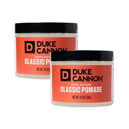 Duke Cannon News Anchor Hold Pomade - Strong Hold & Natural Finish (Pack of 2, 4.6 oz.)