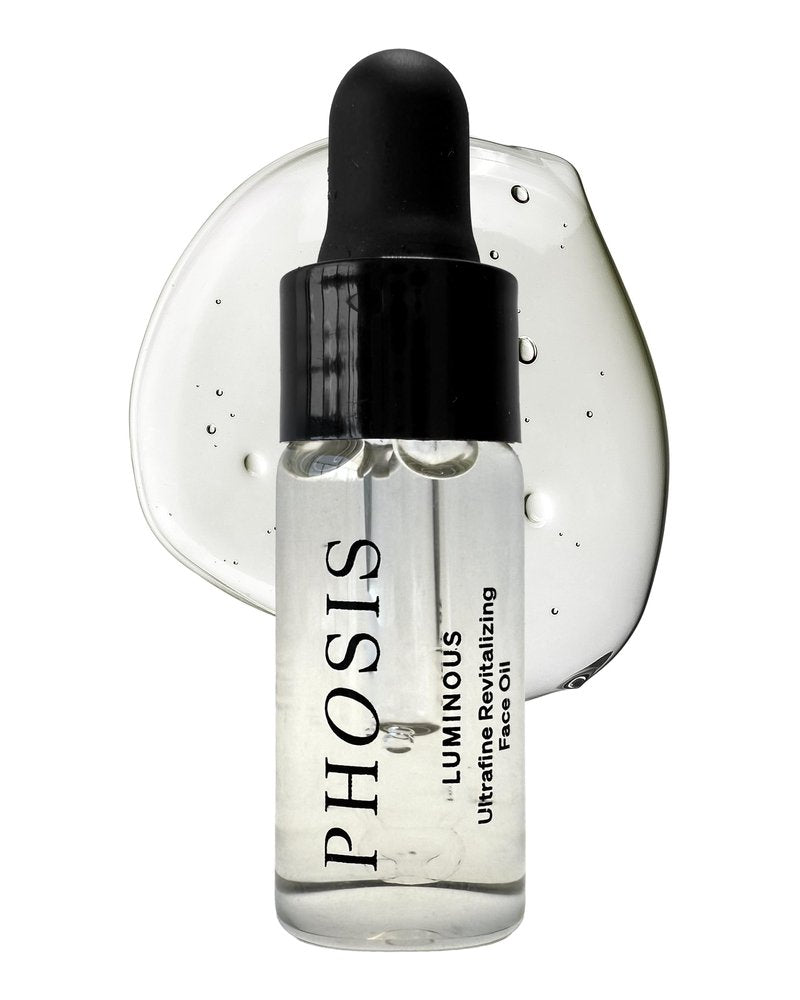Phosis - Luminous Ultrafine Revitalizing Face Oil for Women – Lightweight Facial Glow Elixir with Sea Buckthorn, Prickly Pear, Pomegranate & Meadowfoam – 3 ml (Trial Size - 3-4 uses per bottle)