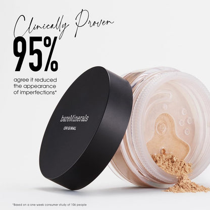 Original Loose Powder Foundation SPF 15, Neutral Dark 24, Vegan, Cruelty-Free & Dermatologist-Tested