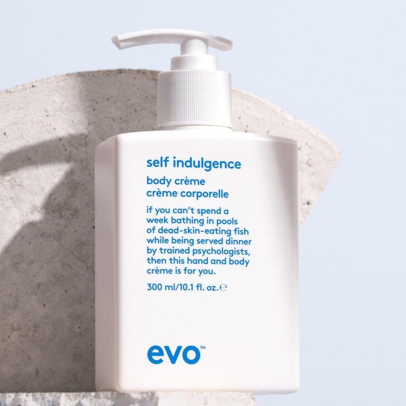 EVO Self Indulgence Moisturizing Body Cream for Dry Skin Types, Men & Women - Hydrates & Soothes, Vegan Body Lotion - 10.1 fl oz