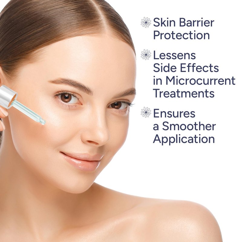 Red Light Therapy Activation Serum for Face and Neck - for Facial Wand, Red Light Therapy & Microcurrent Facial Device - Natural Formula - Blue Tansy, Hyaluronic Acid, Golden Chamomile, Aloe Vera