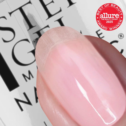 Nails Inc It's Topless Gel-Like Nail Polish, 4-in-1 Base Coat, Treatment, Color & Top Coat, Long Lasting, Strong, Chip Free Nails, Glossy Salon Quality Manicure, Air Dry Nail Polish, Mia, 0.47 Fl Oz