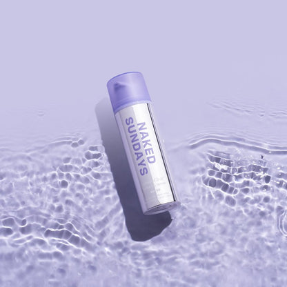 Naked Sundays CabanaClear SPF 50 Face Sunscreen Serum - Invisible Water Gel, Hyaluronic Acid, Broad Spectrum UVA/UVB, Hydrating, Silicone-Free, Fragrance-Free, All Skin Types, No White Cast - 50ml