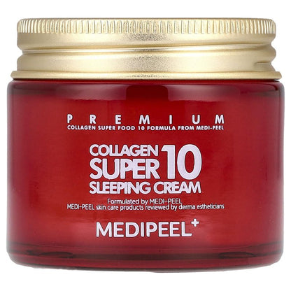 [MEDI-PEEL] Collagen 10 Sleeping Cream 70ml | Collagen cream | Sleeping cream | moisturizing cream | soothing cream |