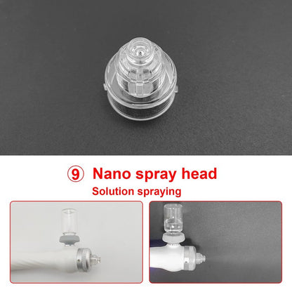 Face Care Beauty Machine Spare Parts Dermabrasion Aqua Peel Water Scrub Tips Caps 6 Plastic 2 Diamond Microdermabrasion 1 Spray Replacement Acceossories