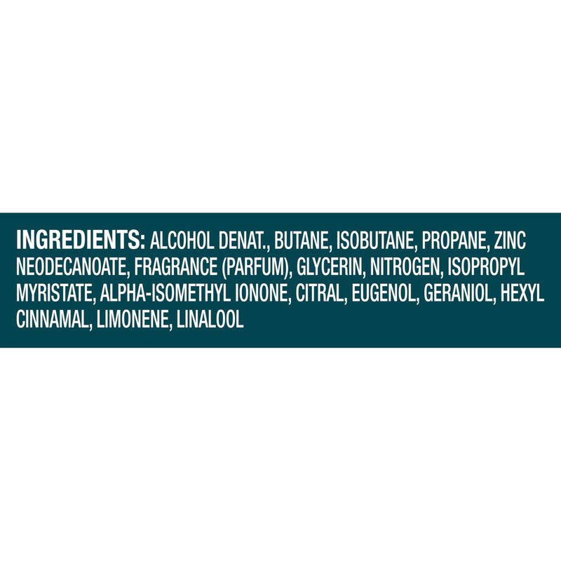 Degree Men Whole Body Deodorant Spray Ocean Chill Scent, Aluminum Free 72H Odor Protection 2.9 FO