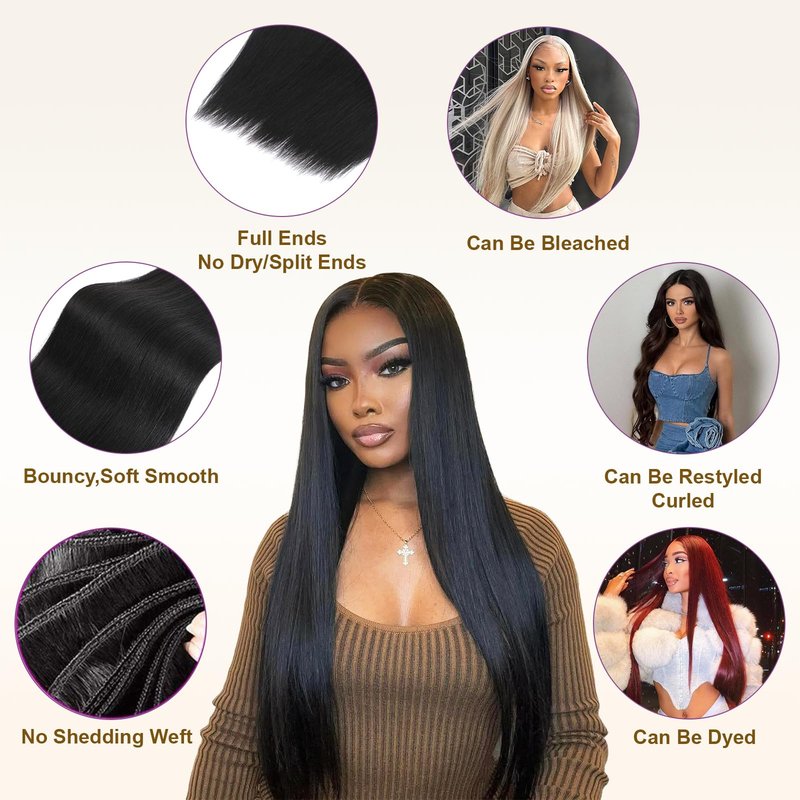 16A Raw Straight Bundles Human Hair 1 Bundle,14 Inch,Triple Lifespan,Burmese Virgin Remy Hair Extensions,No Tangle Shedding
