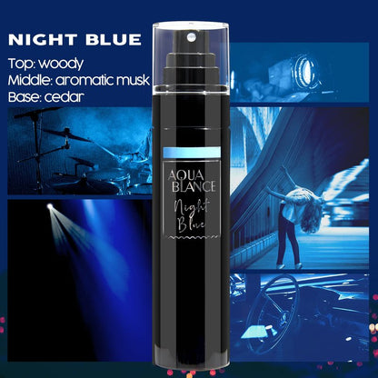 AQUA BLANCE Body Spray For Men, Mens Body Spray, Deodorant For Men Refreshing Fragrance Mist, Pack of 3, Each 3.4 Fl Oz, Tricky Game, Blue, Agiomme