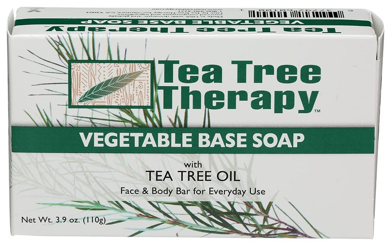 Tea Tree Therapy Pack of 8 x Vegetable Base Soap with Tea Tree Oil - 3.9 oz8