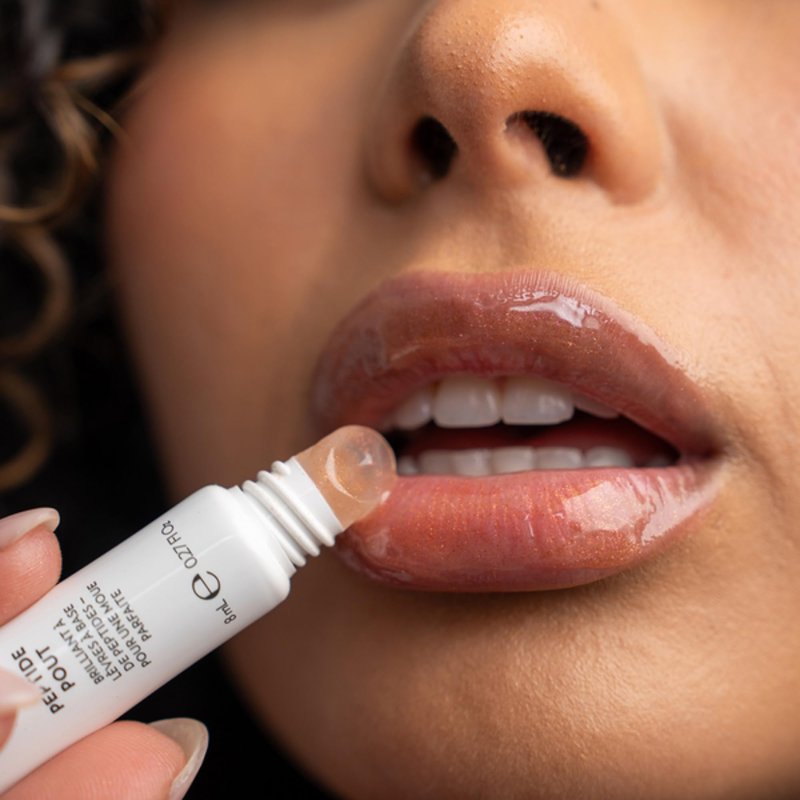 Nu Colour Peptide Pout Lip Enhancer | Hydrating & Plumping Formula with Advanced Peptides & Botanical Extracts | Smooth, Moisturized, Volumized Lips | Lightweight, Non-Sticky | 0.27 fl oz