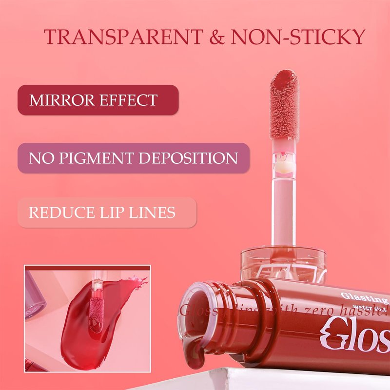 MĒTYSUR Lip Gloss For A High-shine Finish, Glossy Lip Stain, Hydrating Lip Plumper Gloss, Moisturizing & Volumizing, Non-Sticky and Lightweight