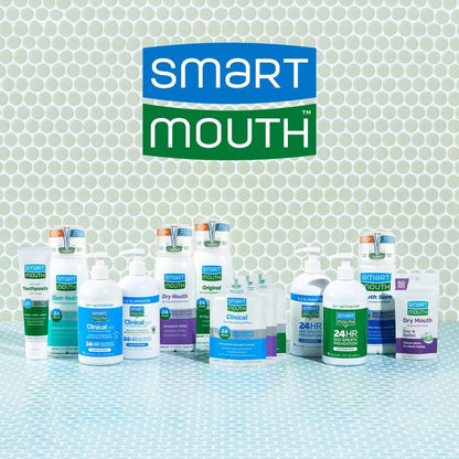 SmartMouth Gum Health Zinc Activated Mouthwash - Bleeding Gums Protection - 24-Hour Fresh Breath - Non-Burning, Alcohol-Free & Sugar-Free - 16 fl oz, 2-Pack