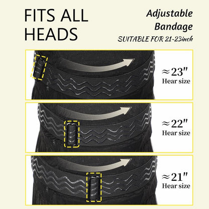 AISI HAIR Blonde Wig for Women, Long Wavy Lace Hairline Blond Synthetic Middle Part Ombre Blonde Wigs for Daily Party-26 Inch