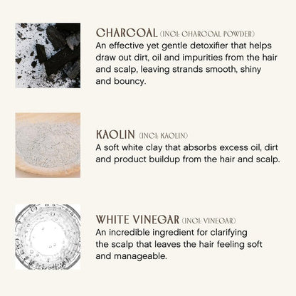 INNERSENSE Organic Beauty - Natural Detox Hair Mask | Cruelty-Free, Clean Haircare (6 fl oz |177 ml)