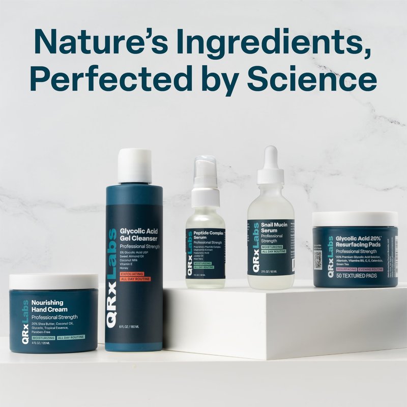 QRxLabs Plant-Based Squalane Face Moisturizer - Hyaluronic Acid Cream for Hydration - Squalane Oil Moisturizer - Anti-Aging Face Cream with Vitamin B5 & Rice Protein - 2 Fl Oz, Pack of 1, Verbena
