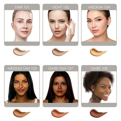 Bellaterra Cosmetics BB Cream – Tinted Moisturizer & Mineral Foundation Makeup, Fair 101 – Lightweight, Oil-Free, Buildable Coverage, Matte Finish, Anti-Aging Concealer, Clean Beauty, 1.69 oz