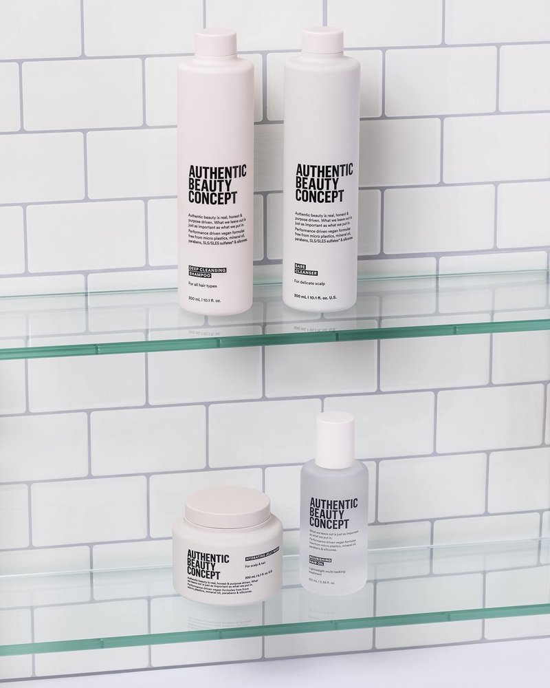 Authentic Beauty Concept Bare Cleanser | Fragrance-Free Shampoo | Unscented | Scalp Cleanser for Build Up | For Sensitive Scalp | All Hair Types | Vegan & Cruelty-free | Sulfate-free | 10.1 fl. oz.