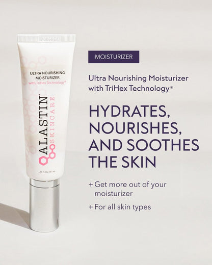 ALASTIN Skincare Ultra Nourishing Face Moisturizer Cream (2 oz) | Daily Hydrating Lotion For Dry Skin | Supports New Collagen & Elastin Production