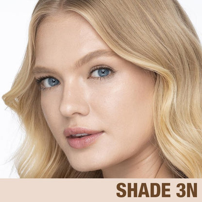 Charlotte Tilbury Beautiful Skin Medium Coverage Hydrating Foundation - Buildable Liquid Makeup for Instant Glow, Plumping Hydration & Lasting Skincare Benefits - 3 Neutral