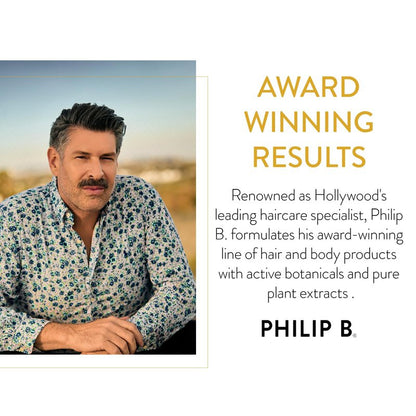 PHILIP B Styling Gel 6 oz. (178 ml) | Soft-Hold Hair Gel Enhances Body and Texture for Definition and Curl