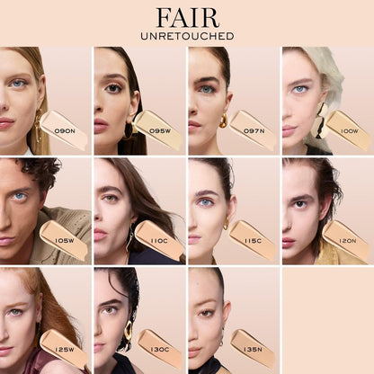 Lancôme Teint Idole Ultra Wear Natural Matte Foundation- Longwear, Medium-Full Coverage, Natural Finish, Waterproof & Hydrating - 130C (Fair to Light Skin with Cool/Pinky Undertones), 1 Fl Oz