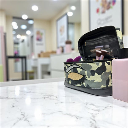 Beyond Shadow Ops™ Mission Kit – Makeup, Toiletry Bag & Travel Cosmetic Organizer with Secure Compartments, Gift for Travelers and Makeup Lovers