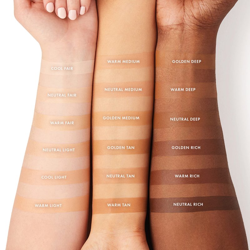 ICONIC LONDON Super Smoother Blurring Skin Tint | Light to Medium Coverage, Hydrating, Ultra-Lightweight Tinted Moisturizer, Cruelty-Free, Vegan Makeup (Warm Medium) 1.01 Fl oz