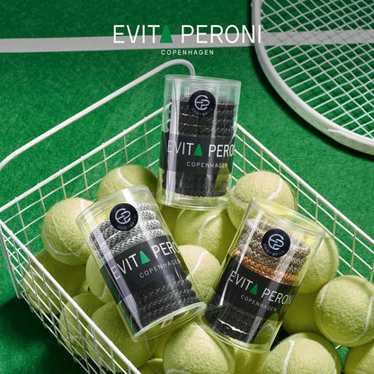 EVITA PERONI Hair Ties 12 Pcs Set, High Elastic Ponytail Holders, Hair Ties No Damage for Thick Curly Hair Women Men, Mothers Day Gifts (Black)