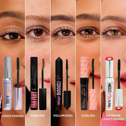 Benefit BADgal Bang Volumizing Mascara Mini Black, 0.14 Ounce (Pack of 2)