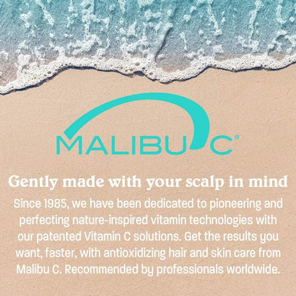 Malibu C Scalp Wellness Conditioner (33.8 oz) - Scalp Soothing Hair Conditioner with Eucalyptus + Spearmint Oil - Sulfate-Free Moisturizing Dry Scalp Conditioner