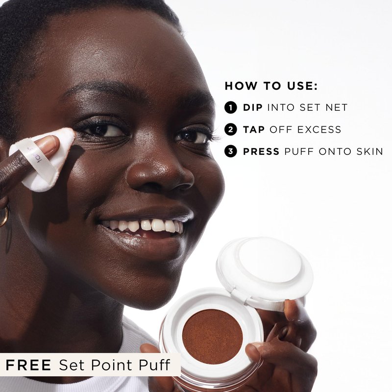 tarte creaseless setting powder – Loose Face Powder, Lightweight Oil-Absorbing Formula for Longwear Finish, Vegan & Cruelty-Free, travel size, lavender